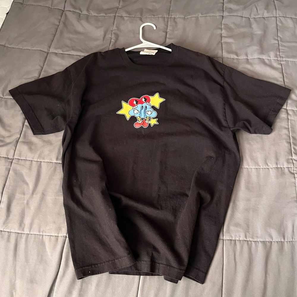 Black tee with sick graphics on front and back